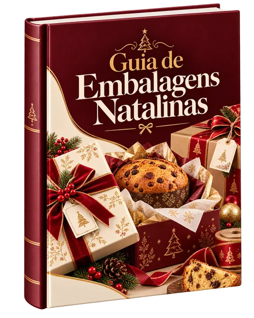 Capa do bônus Guia de Embalagens Natalinas